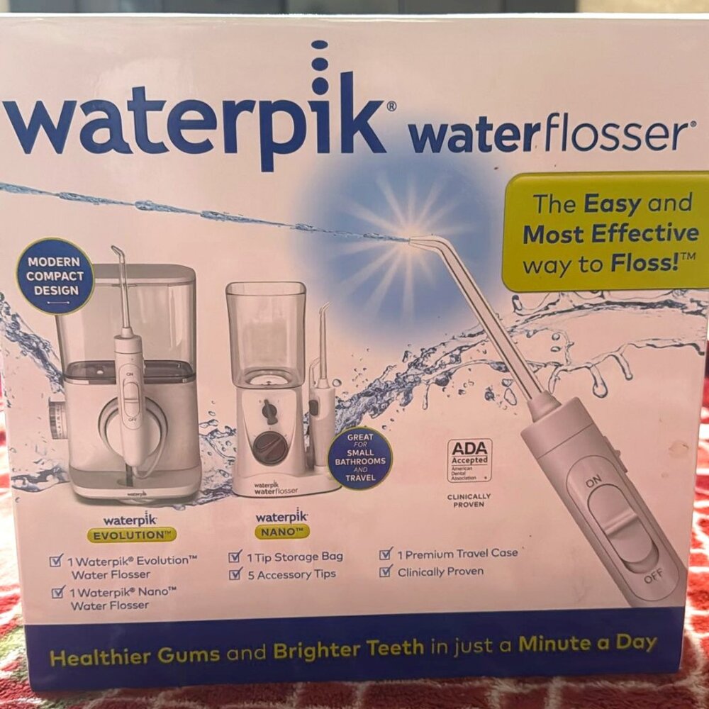 Waterpik Evolution/Nano Water Flosser Combo Pack